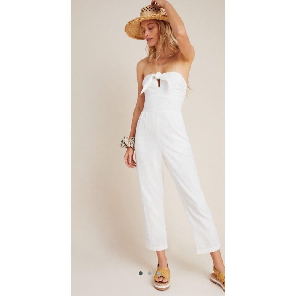 NWT L*Space Gigi Tie Front Jumpsuit, Anthropologie, Size M
